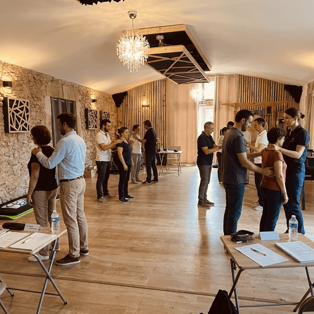 Face avant de la carte Thérapie manuelle